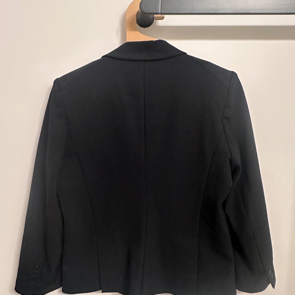 Veronica Beard Black Scuba Dickey Jacket – Size 10 - Picture 3 of 3